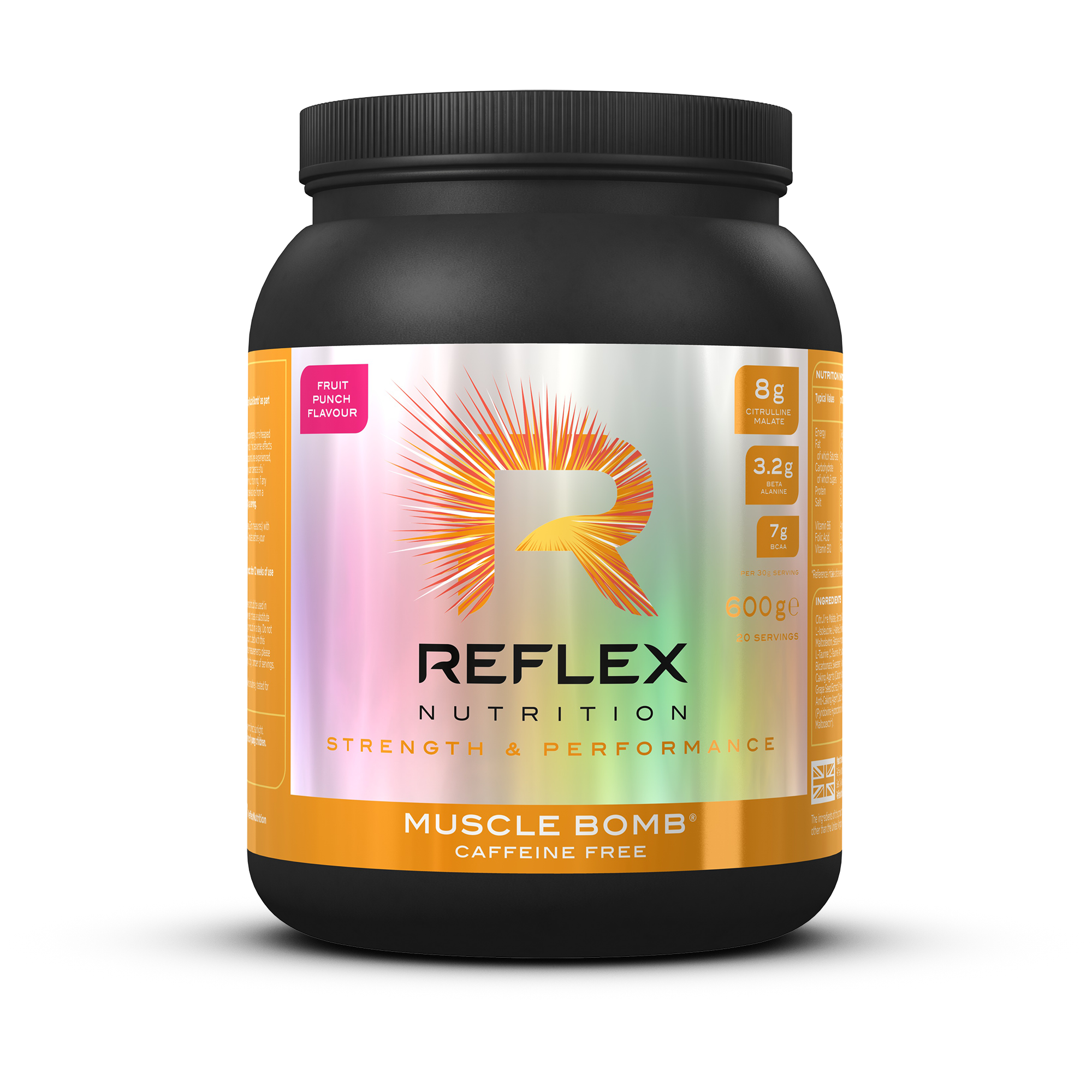 Reflex Nutrition Muscle Bomb Non Caffeine 600g